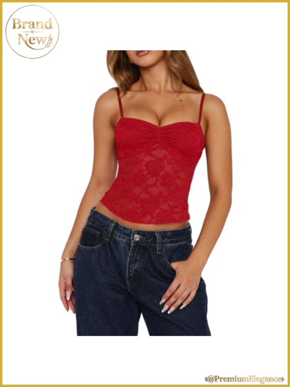 Women Lace Mesh Cami Tank Top Y2K Going Out Sexy See Through Sleeveless